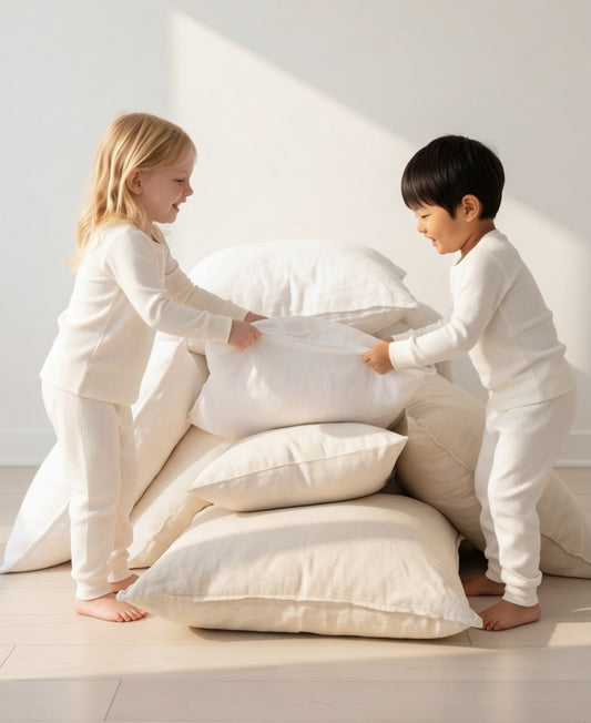 Bare Oat Bamboo Ribbed Pyjamas